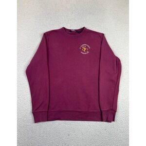 Lands' End Sweatshirt Youth XL 18-20 Red St Catherine School Fleece Pullover